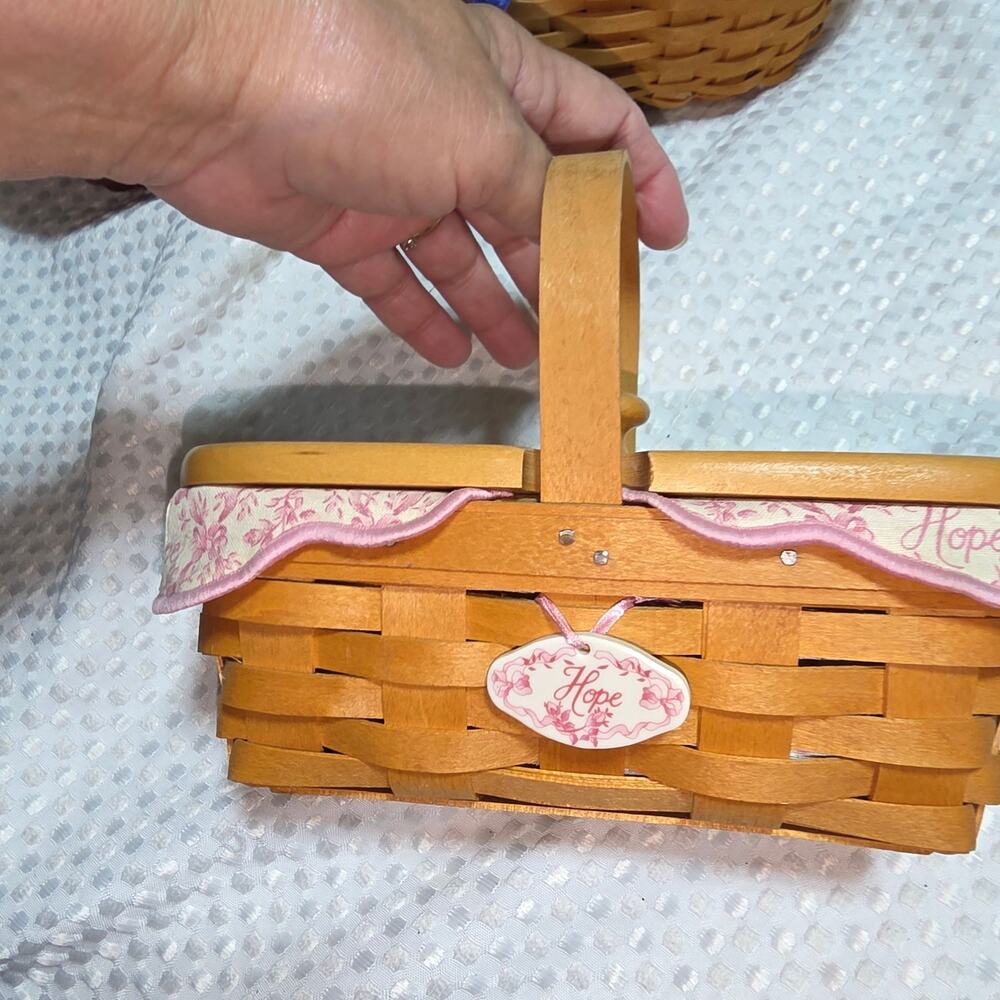 LONGABERGER CLASSIC HORIZON OF HOPE BASKET SET